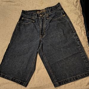 South Pole Black Jean Shorts for Men
